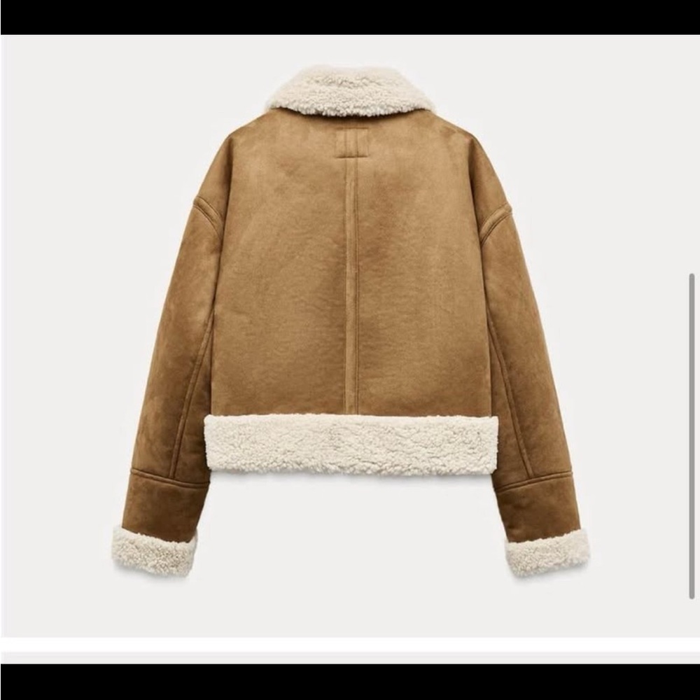 VIRAL NEW ZARA DOUBLE-FACED JACKET LUXURY JACKET SIZE M - Picture 12 of 15